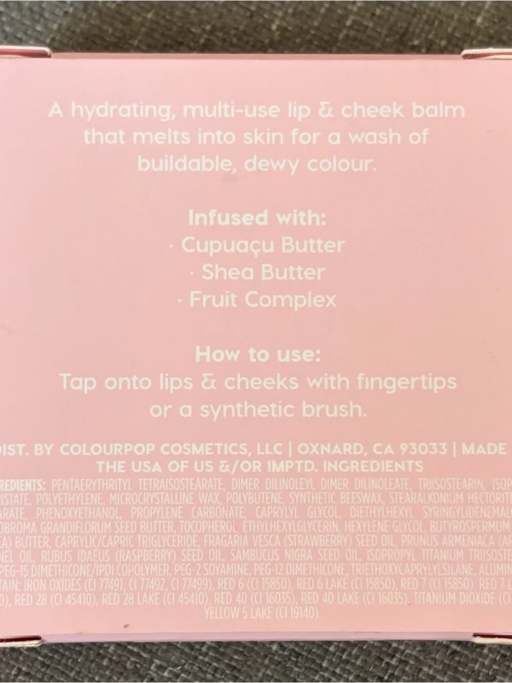 Colourpop cream lip